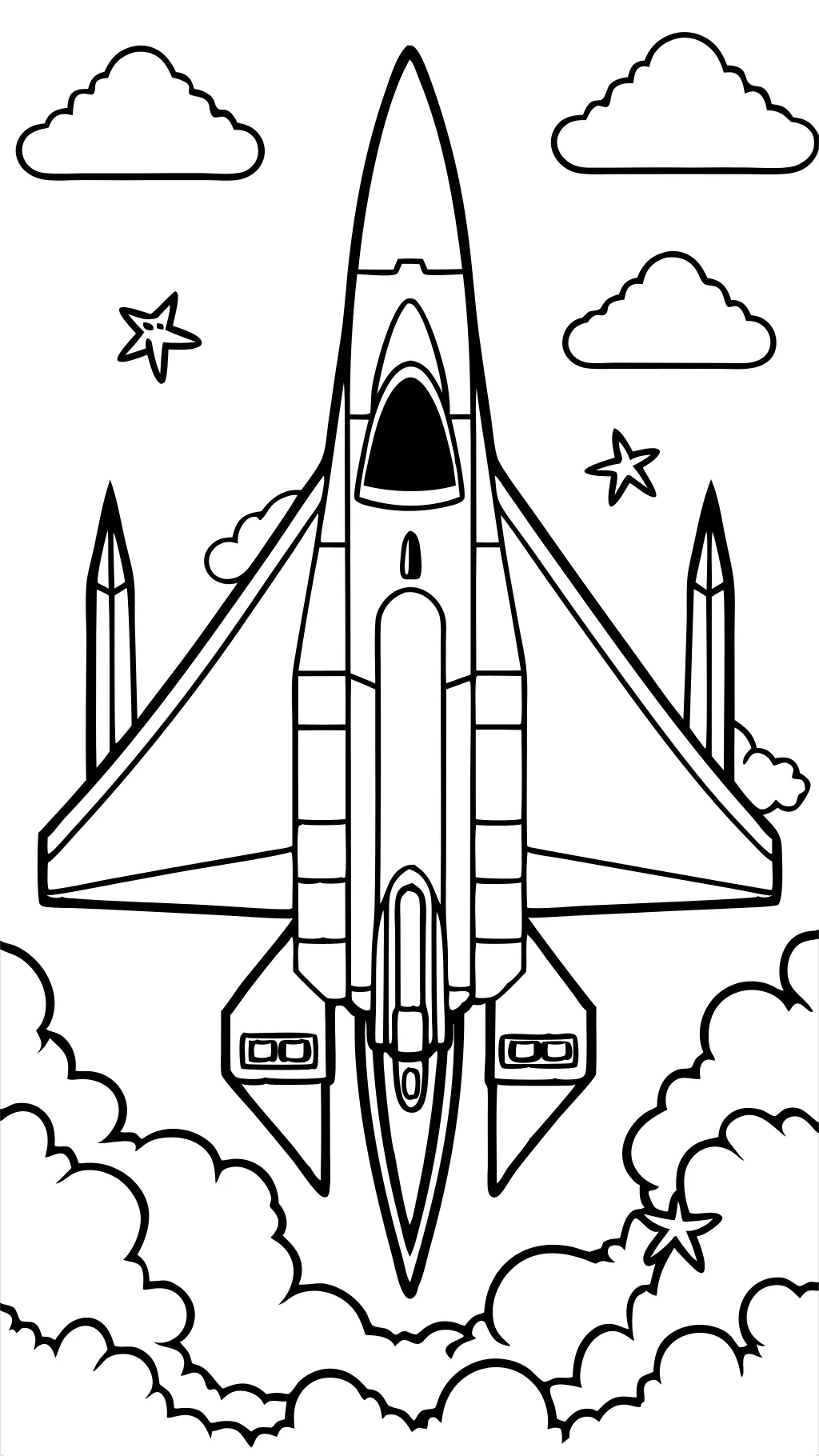 Página para colorear F-15